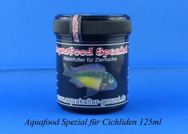 Aquafood Spezial Malawi Colorfood Premiumfutter für malawi buntbarsche in der 125ml Dose